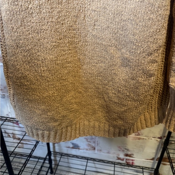 Ultra Flirt Cozy Tan Cardigan - Picture 10 of 10